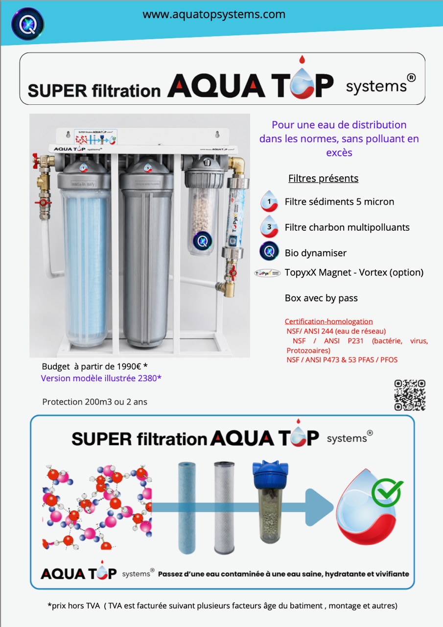 Pour une eau de distribution dans les normes, sans polluants en excès