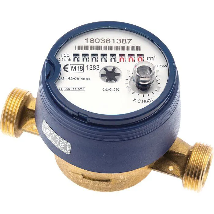 [CTR-MM-3/4] Amilo - Compteur divisionnaire EF mâle-mâle 3/4" DN15