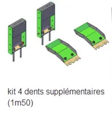 [KHA150] Kit allonge 1m50 + boulonnerie